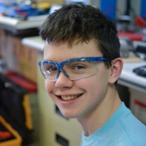Mason is beginning his first year on the team and is working on the drive base subteam. He is 16 years old and is a junior in high school. While not at FRC, Mason likes to play soccer and practice circus arts.