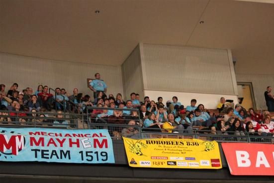 The MAYHEM fan section.